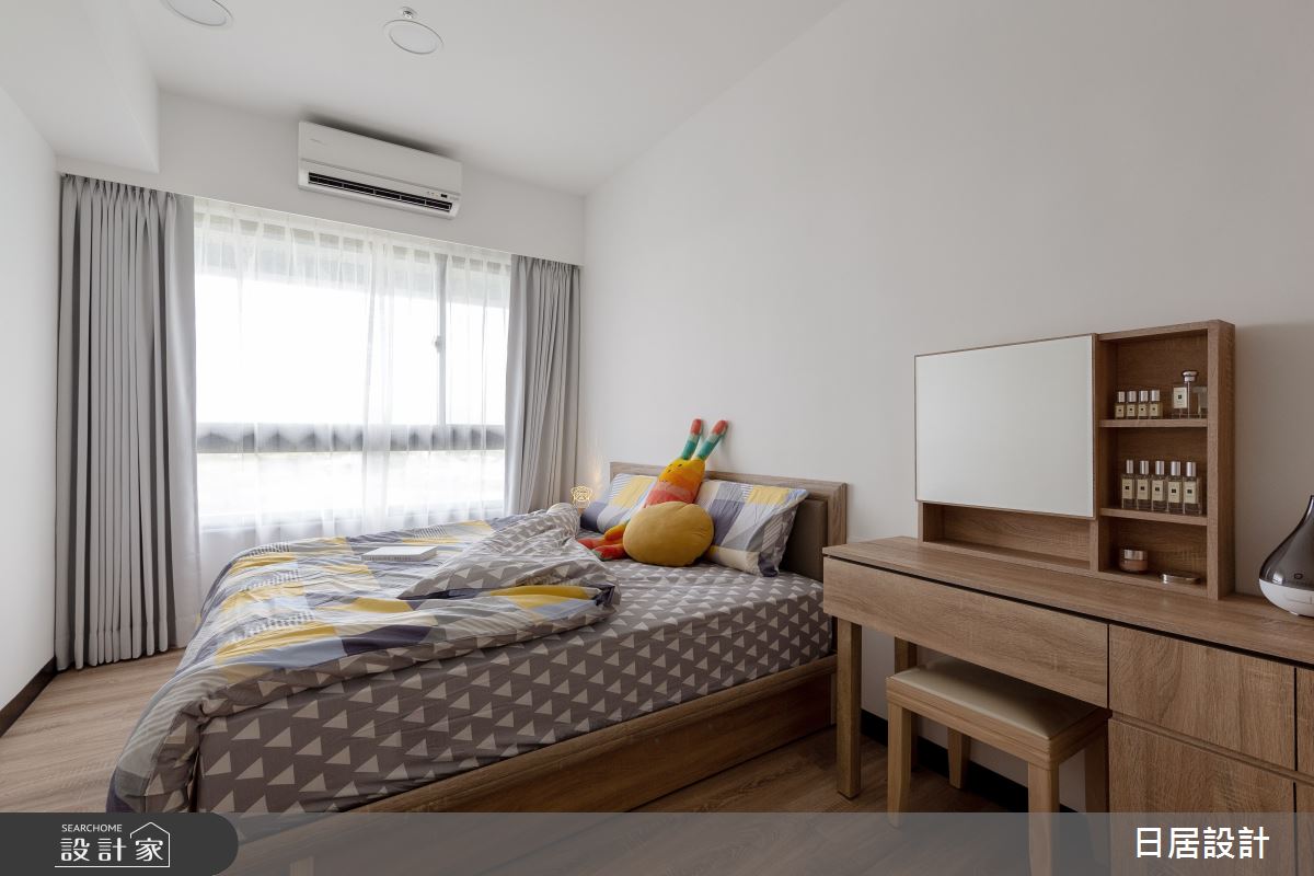 15坪新成屋(5年以下)＿日式無印風臥室案例圖片＿日居設計＿日居_溫潤之11