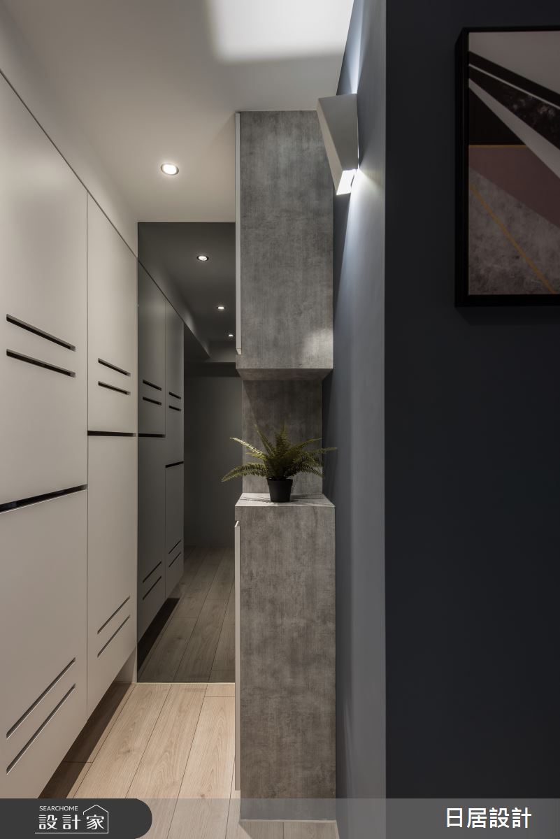 29坪新成屋(5年以下)＿混搭風玄關案例圖片＿日居設計＿日居_紳士之2