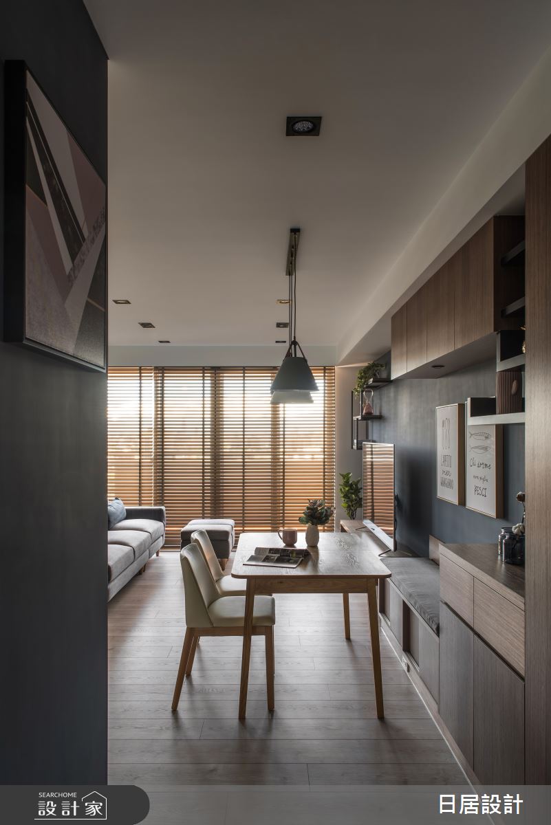 29坪新成屋(5年以下)＿混搭風玄關餐廳案例圖片＿日居設計＿日居_紳士之4