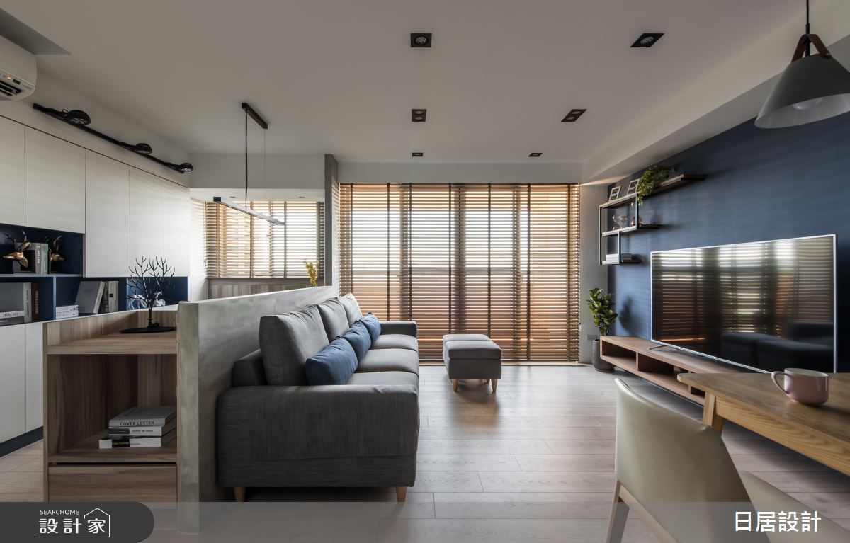 29坪新成屋(5年以下)＿混搭風客廳案例圖片＿日居設計＿日居_紳士之8