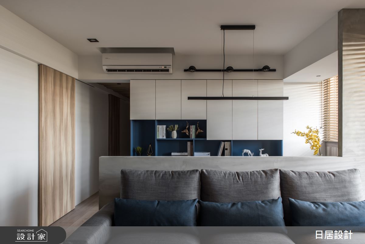 29坪新成屋(5年以下)＿混搭風客廳書房案例圖片＿日居設計＿日居_紳士之14