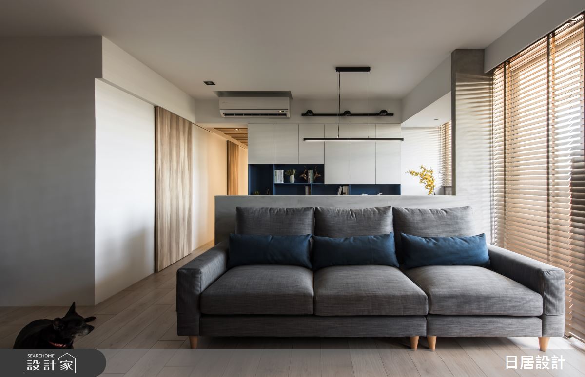 29坪新成屋(5年以下)＿混搭風客廳案例圖片＿日居設計＿日居_紳士之15