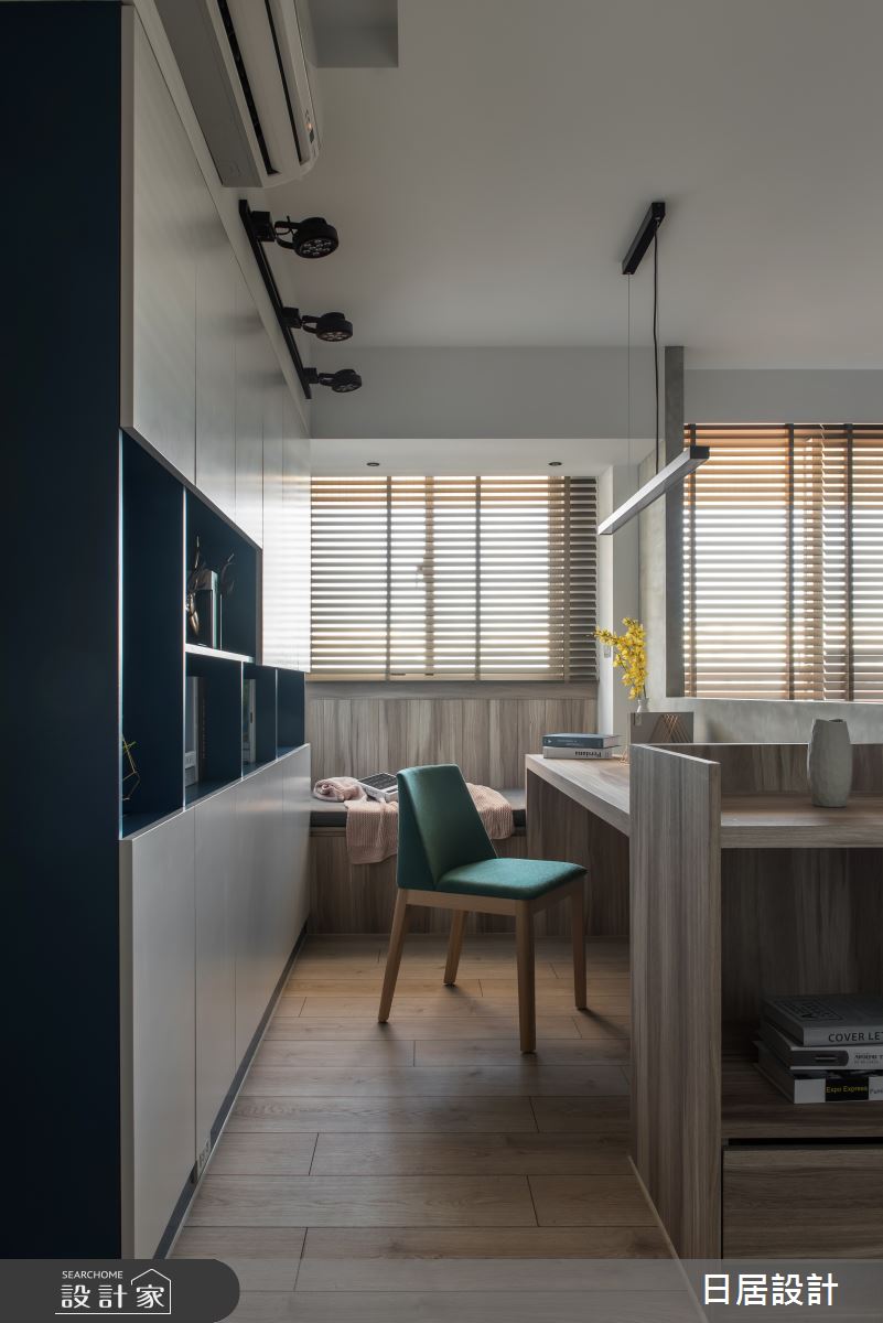 29坪新成屋(5年以下)＿混搭風書房案例圖片＿日居設計＿日居_紳士之22
