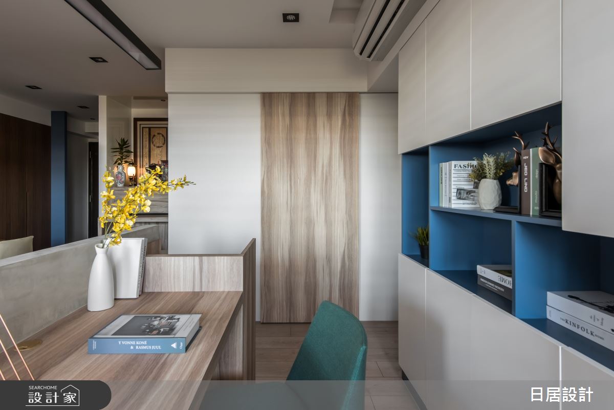 29坪新成屋(5年以下)＿混搭風書房案例圖片＿日居設計＿日居_紳士之25