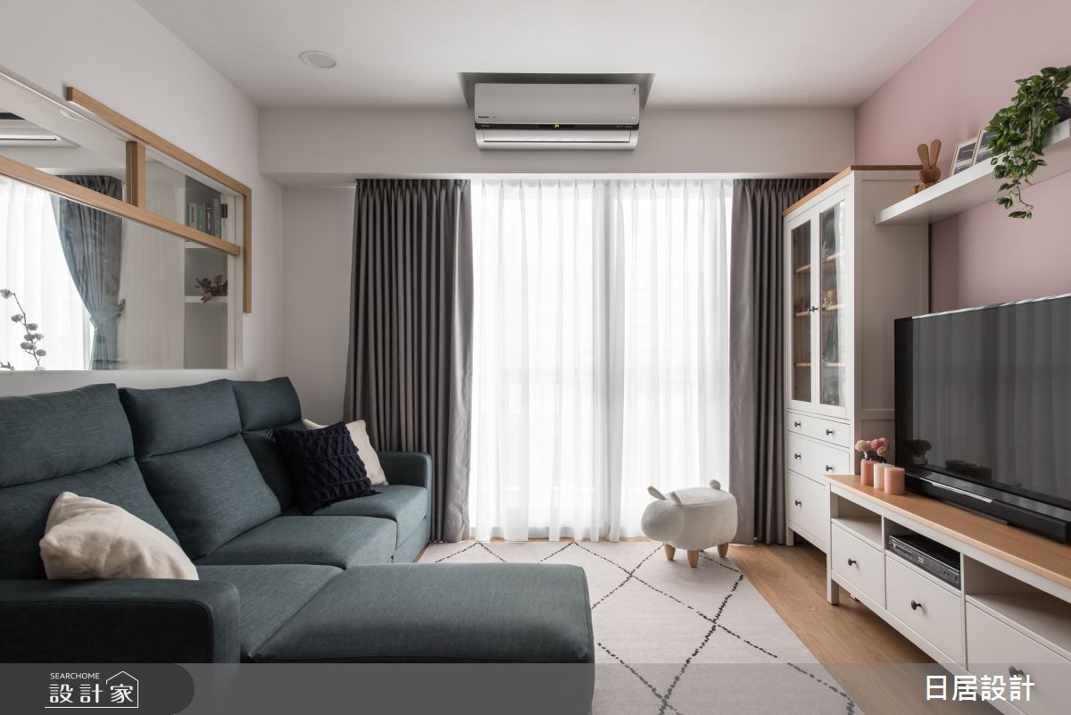 24坪老屋(31~40年)＿混搭風客廳案例圖片＿日居設計＿日居_故事書之9