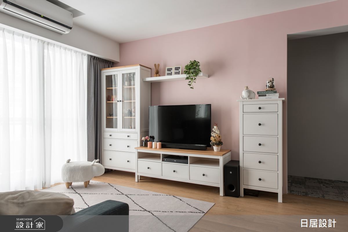 24坪老屋(31~40年)＿混搭風玄關客廳案例圖片＿日居設計＿日居_故事書之4