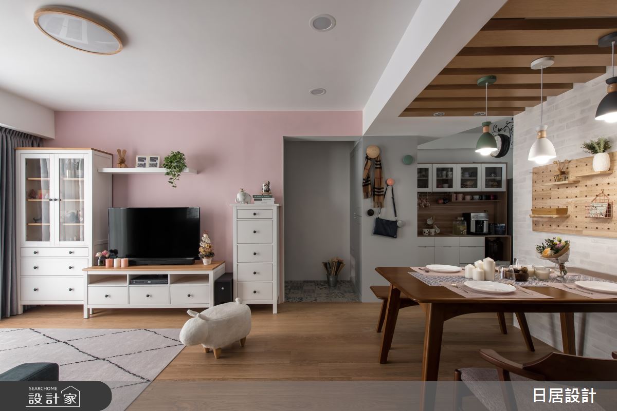 24坪老屋(31~40年)＿混搭風玄關客廳餐廳案例圖片＿日居設計＿日居_故事書之5
