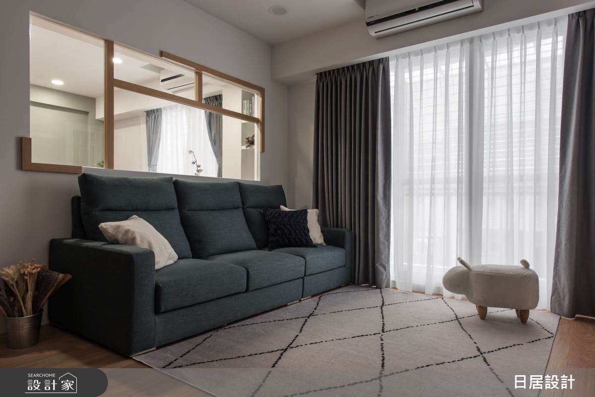 24坪老屋(31~40年)＿混搭風客廳案例圖片＿日居設計＿日居_故事書之11