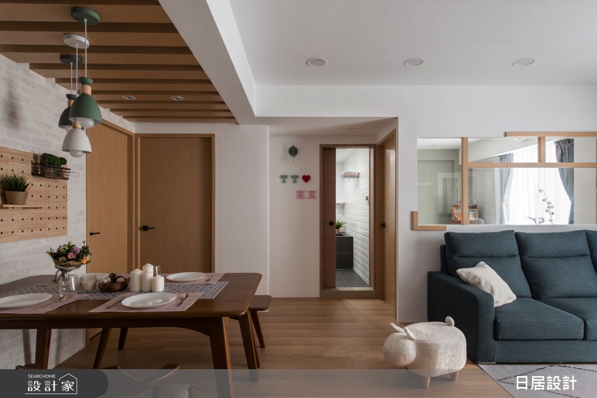 24坪老屋(31~40年)＿混搭風客廳餐廳案例圖片＿日居設計＿日居_故事書之23