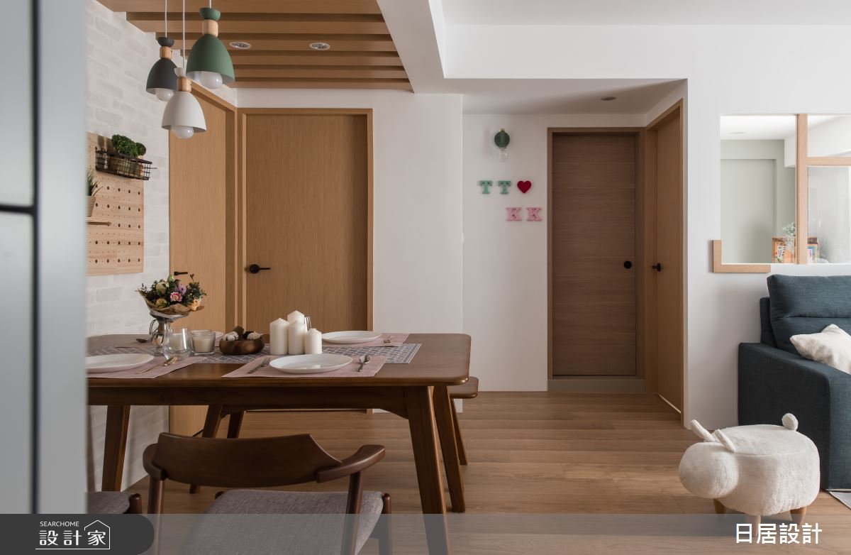 24坪老屋(31~40年)＿混搭風客廳餐廳案例圖片＿日居設計＿日居_故事書之24