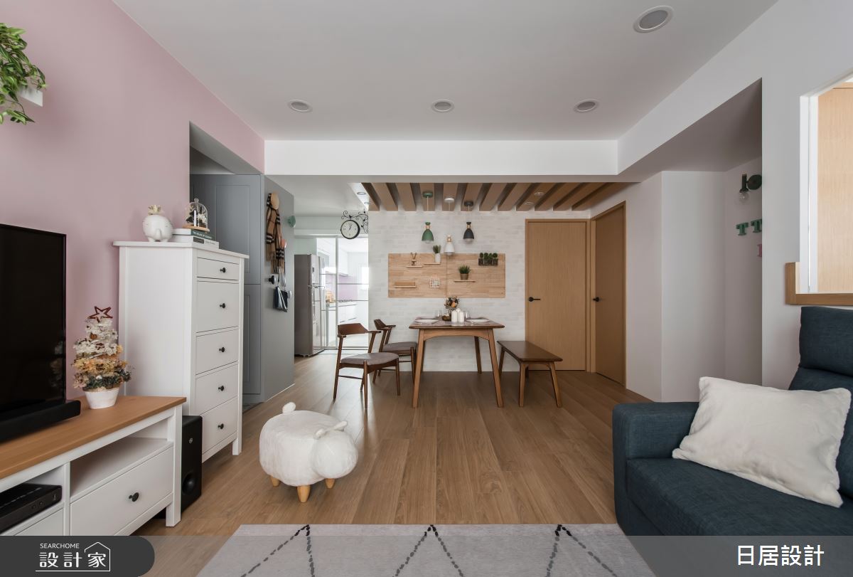 24坪老屋(31~40年)＿混搭風客廳餐廳案例圖片＿日居設計＿日居_故事書之13