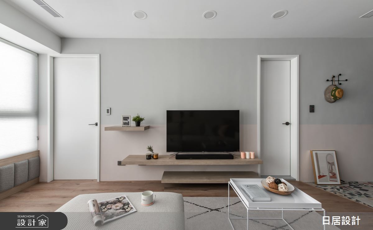 18坪新成屋(5年以下)＿混搭風客廳案例圖片＿日居設計＿日居_寧靜詼諧的調和小品之19
