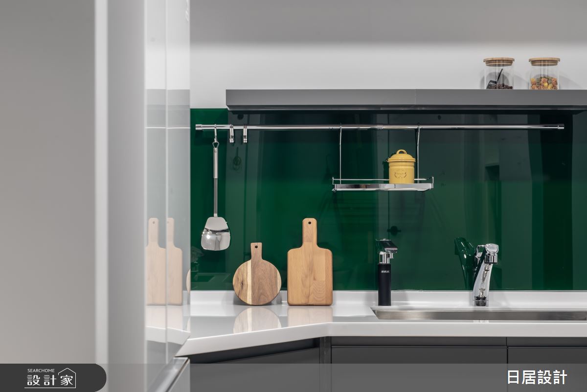 18坪新成屋(5年以下)＿混搭風廚房案例圖片＿日居設計＿日居_寧靜詼諧的調和小品之23