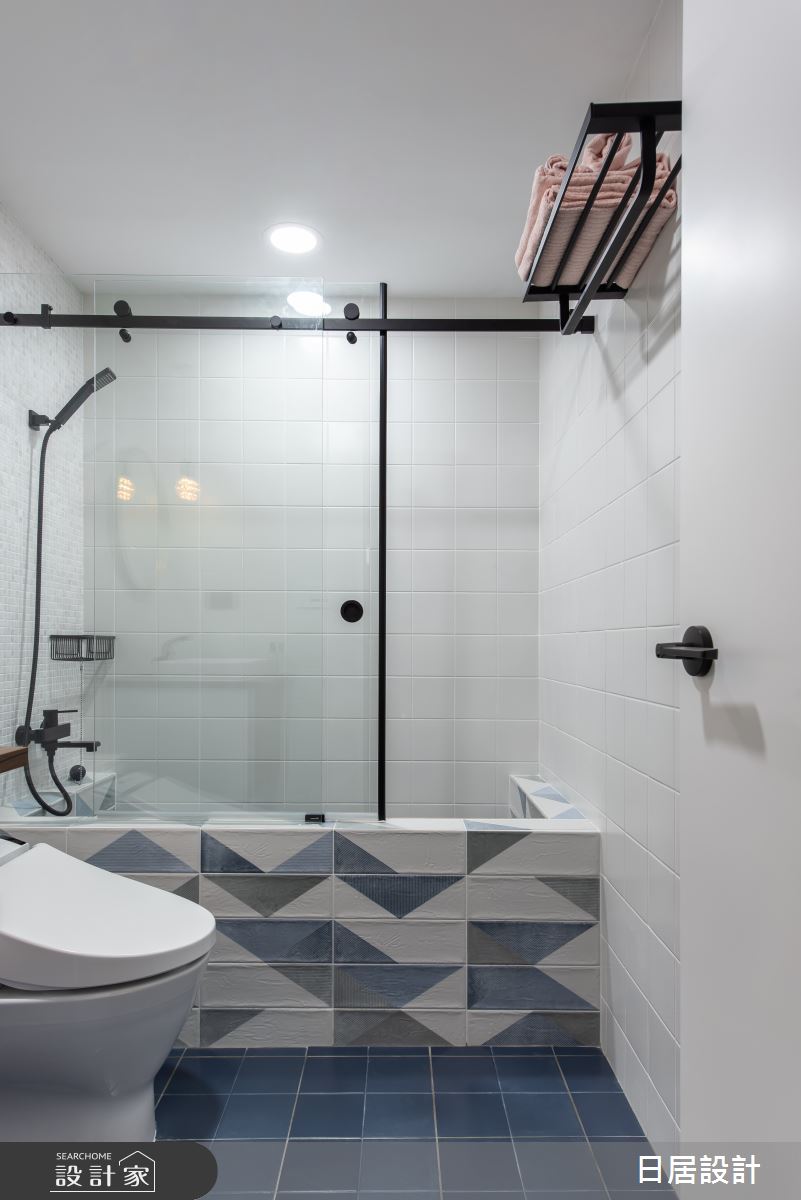 18坪新成屋(5年以下)＿混搭風浴室案例圖片＿日居設計＿日居_寧靜詼諧的調和小品之33