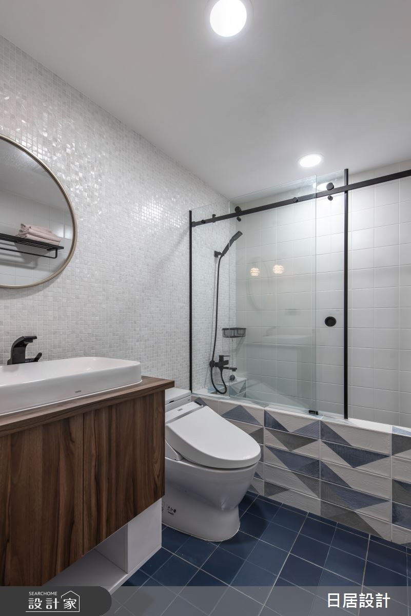 18坪新成屋(5年以下)＿混搭風浴室案例圖片＿日居設計＿日居_寧靜詼諧的調和小品之32