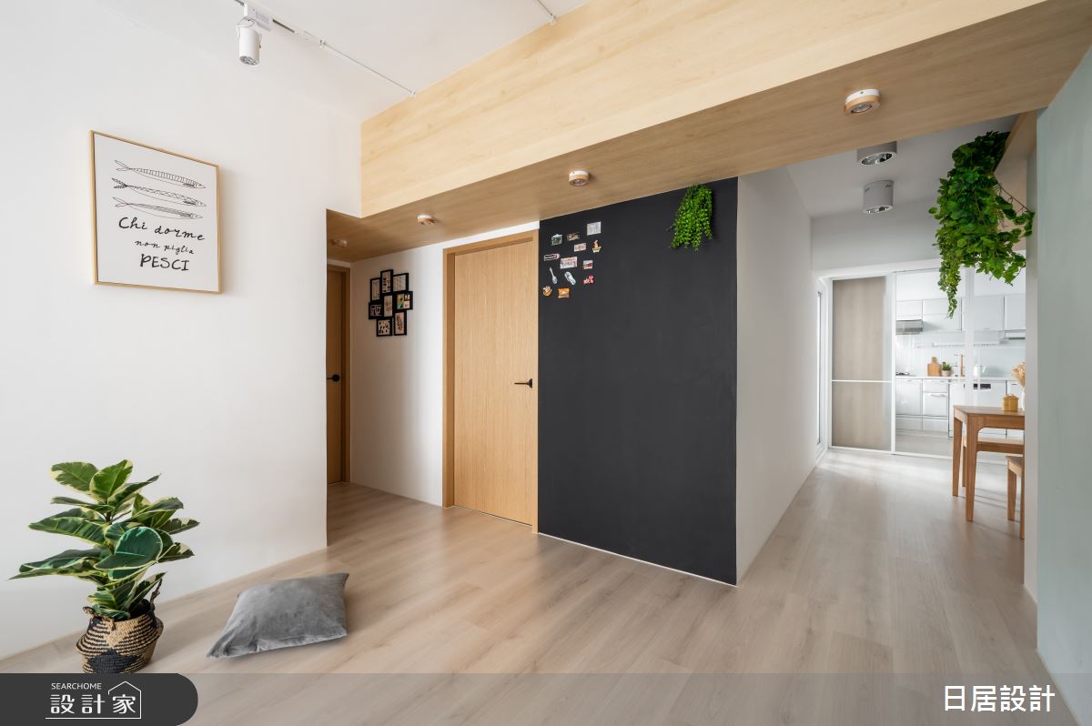 27坪老屋(31~40年)＿混搭風餐廳走廊案例圖片＿日居設計＿日居_綠意之11