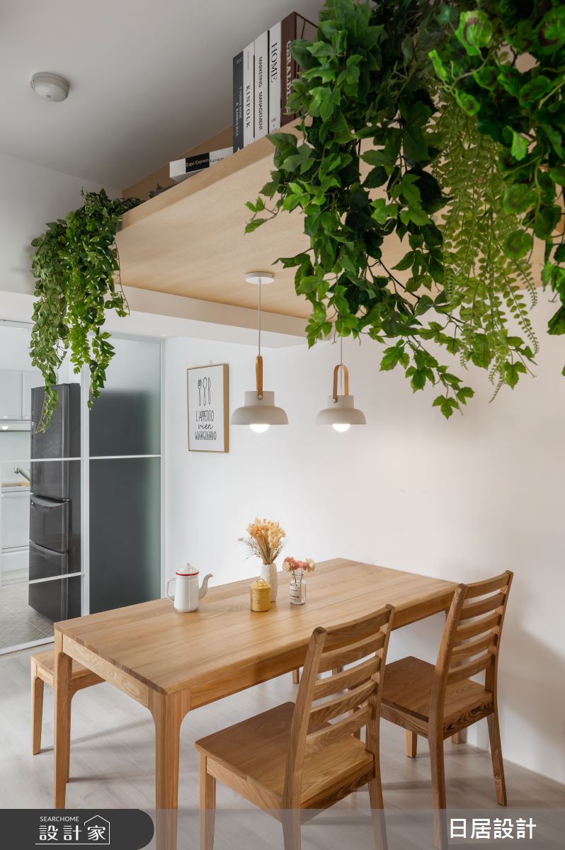 27坪老屋(31~40年)＿混搭風餐廳案例圖片＿日居設計＿日居_綠意之14
