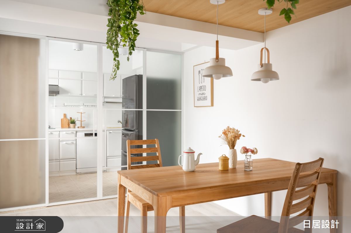 27坪老屋(31~40年)＿混搭風餐廳案例圖片＿日居設計＿日居_綠意之17