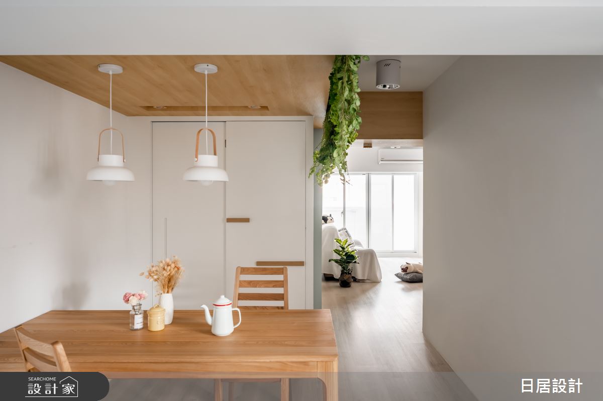 27坪老屋(31~40年)＿混搭風餐廳案例圖片＿日居設計＿日居_綠意之19