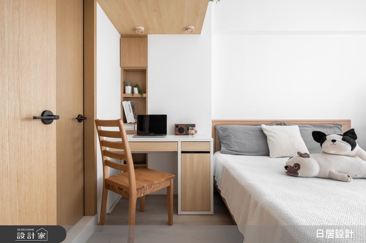 27坪老屋(31~40年)＿混搭風臥室案例圖片＿日居設計＿日居_綠意之23
