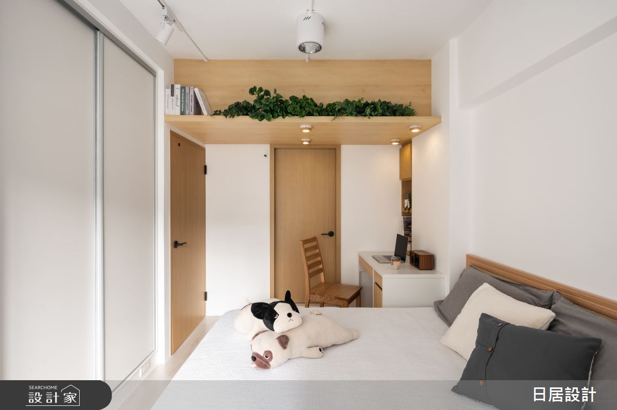 27坪老屋(31~40年)＿混搭風臥室案例圖片＿日居設計＿日居_綠意之29