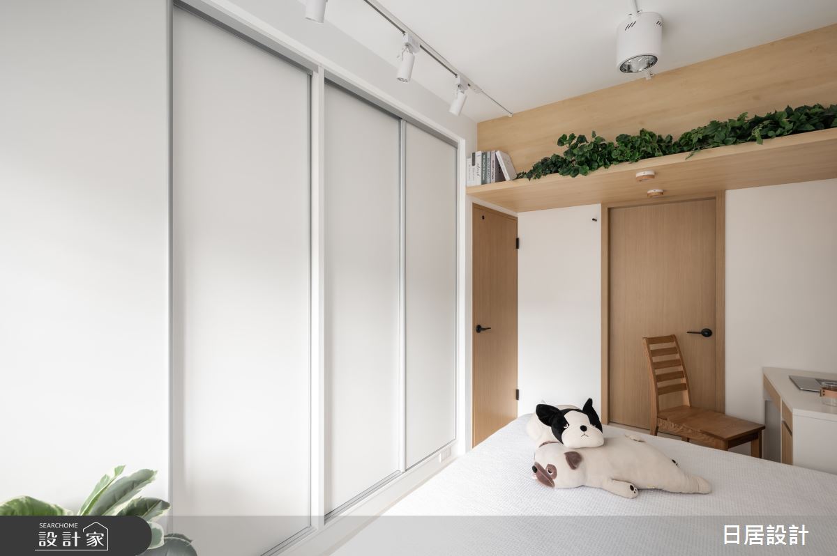 27坪老屋(31~40年)＿混搭風臥室案例圖片＿日居設計＿日居_綠意之28