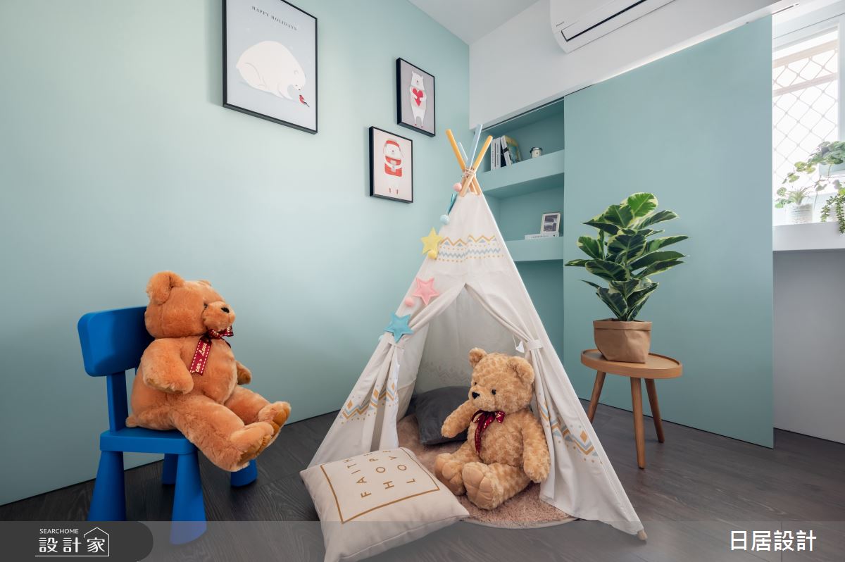17坪老屋(31~40年)＿混搭風兒童房兒童房多功能室案例圖片＿日居設計＿日居_六分熟之28