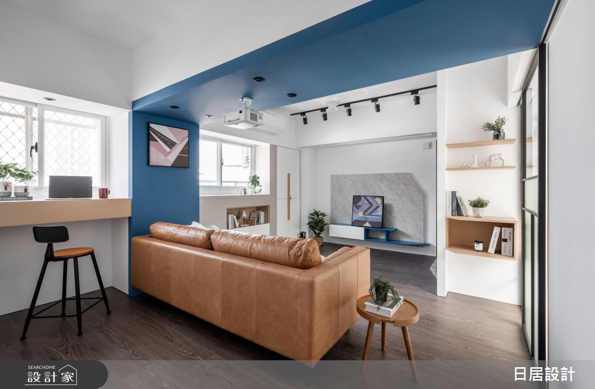 17坪老屋(31~40年)＿混搭風客廳案例圖片＿日居設計＿日居_六分熟之7