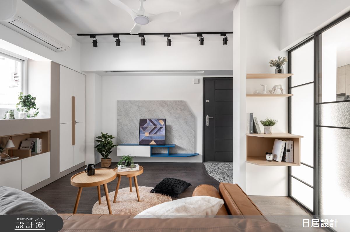 17坪老屋(31~40年)＿混搭風客廳案例圖片＿日居設計＿日居_六分熟之8