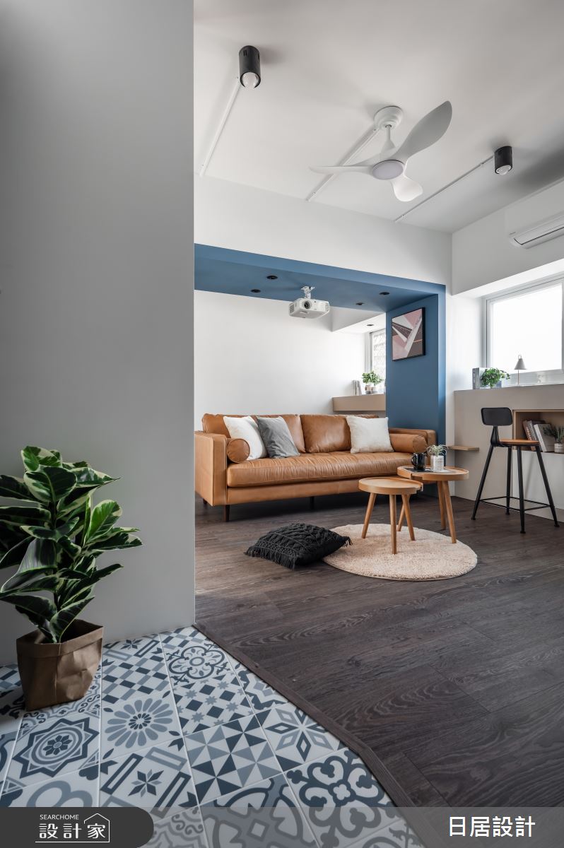 17坪老屋(31~40年)＿混搭風玄關客廳案例圖片＿日居設計＿日居_六分熟之1