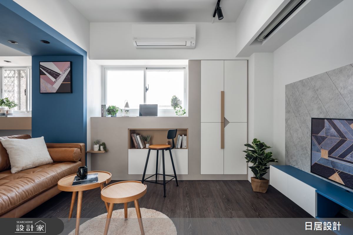 17坪老屋(31~40年)＿混搭風客廳案例圖片＿日居設計＿日居_六分熟之4