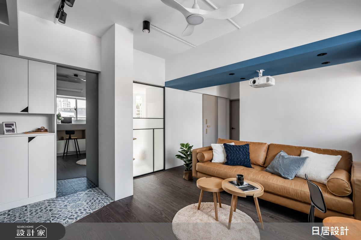 17坪老屋(31~40年)＿混搭風客廳案例圖片＿日居設計＿日居_六分熟之12