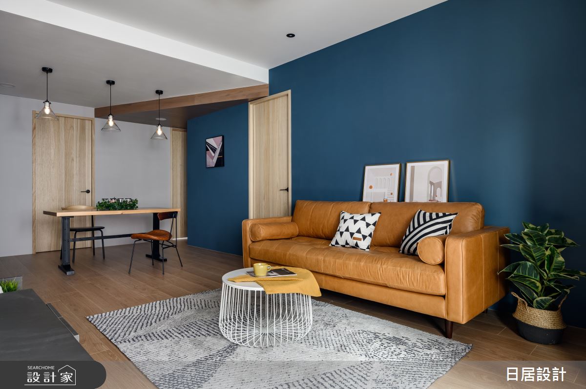 37坪老屋(50年以上)＿混搭風客廳案例圖片＿日居設計＿日居_新生之16