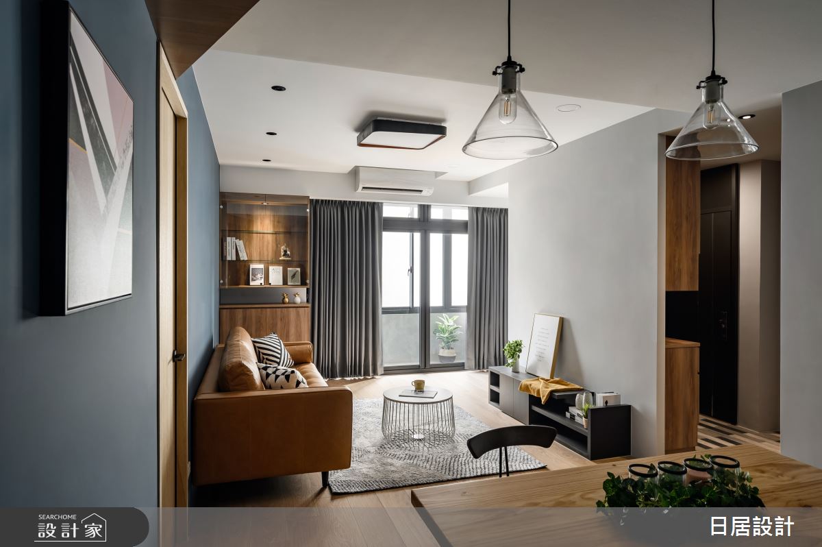 37坪老屋(50年以上)＿混搭風客廳案例圖片＿日居設計＿日居_新生之20