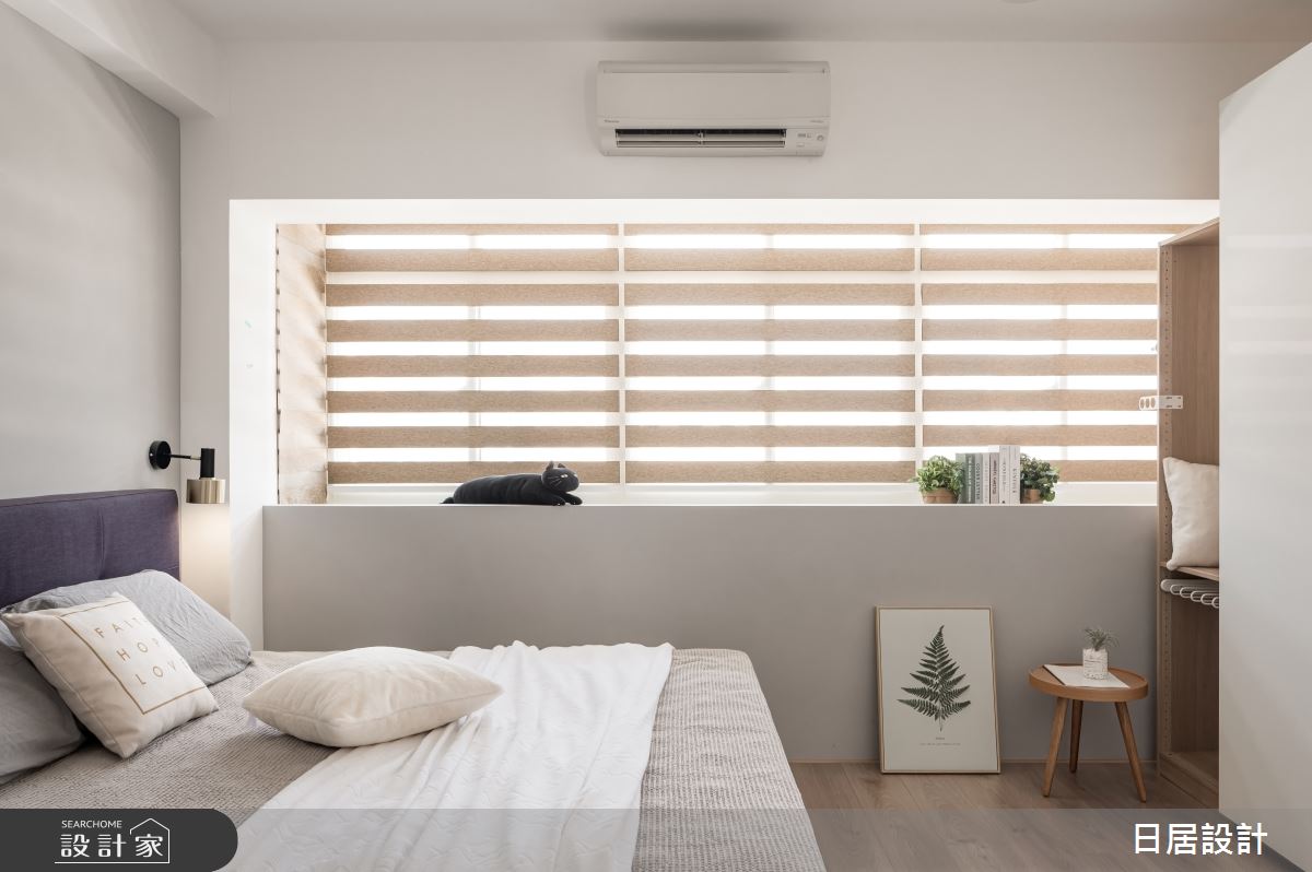 13坪老屋(31~40年)＿混搭風臥室案例圖片＿日居設計＿日居_杲杲出日之16