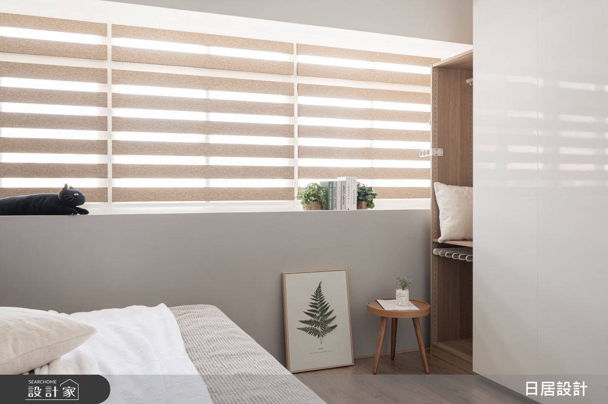 13坪老屋(31~40年)＿混搭風臥室案例圖片＿日居設計＿日居_杲杲出日之17