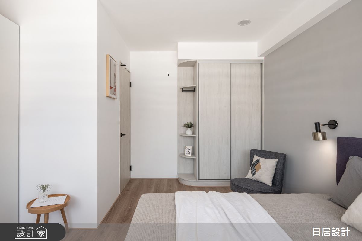 13坪老屋(31~40年)＿混搭風臥室案例圖片＿日居設計＿日居_杲杲出日之20