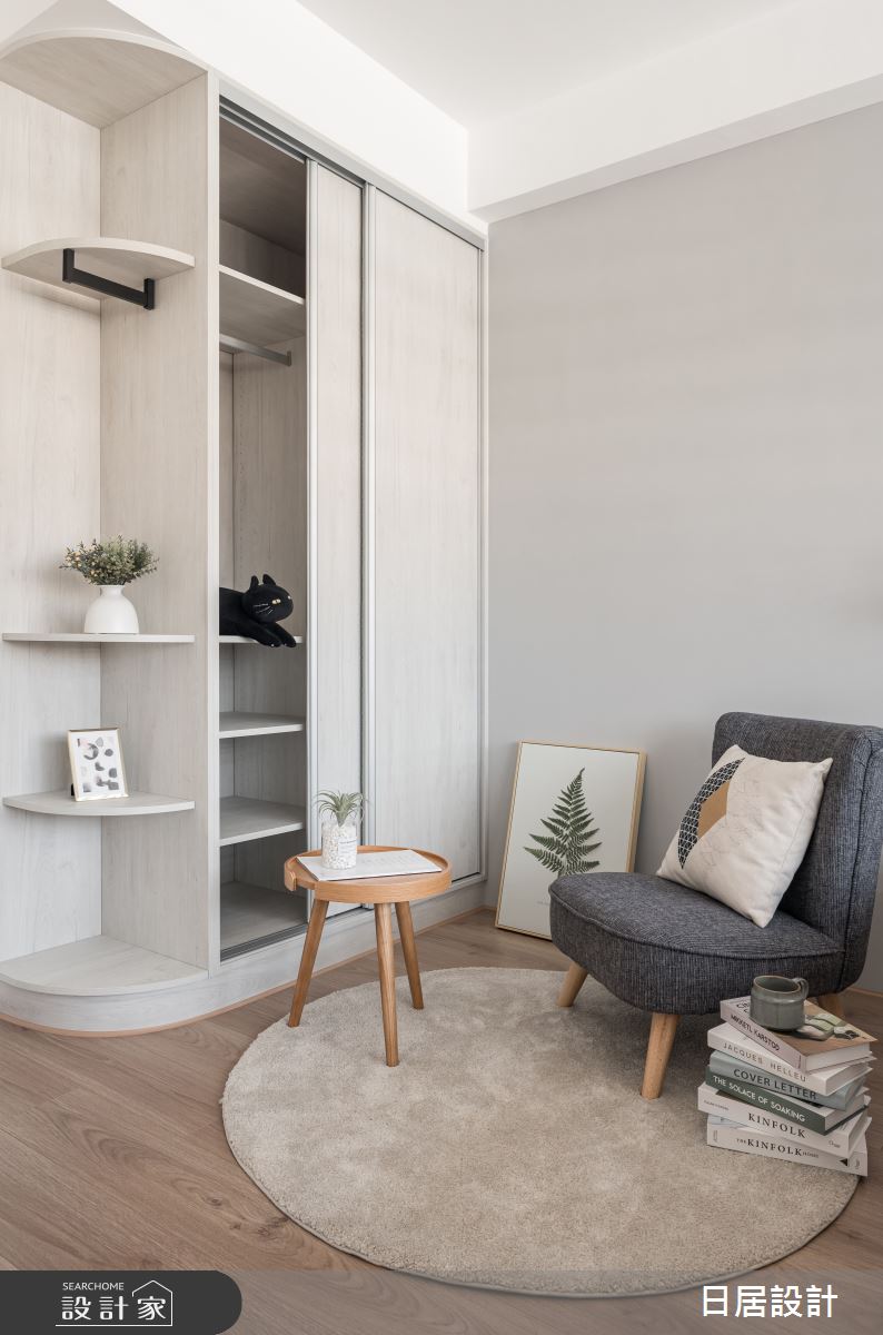 13坪老屋(31~40年)＿混搭風臥室案例圖片＿日居設計＿日居_杲杲出日之12