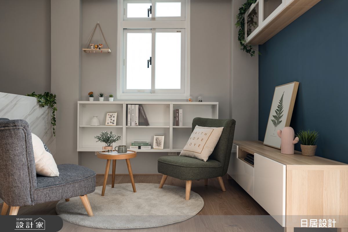 13坪老屋(31~40年)＿混搭風客廳案例圖片＿日居設計＿日居_杲杲出日之5