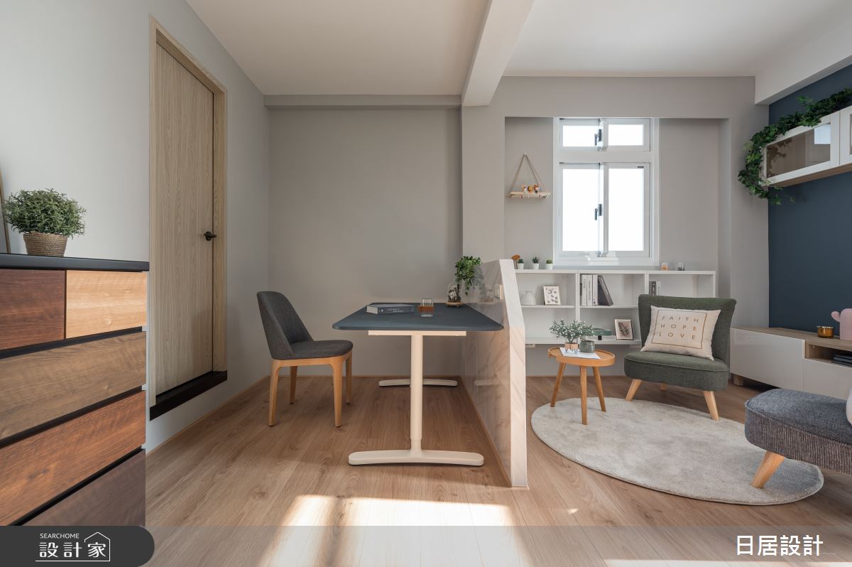 13坪老屋(31~40年)＿混搭風客廳案例圖片＿日居設計＿日居_杲杲出日之9