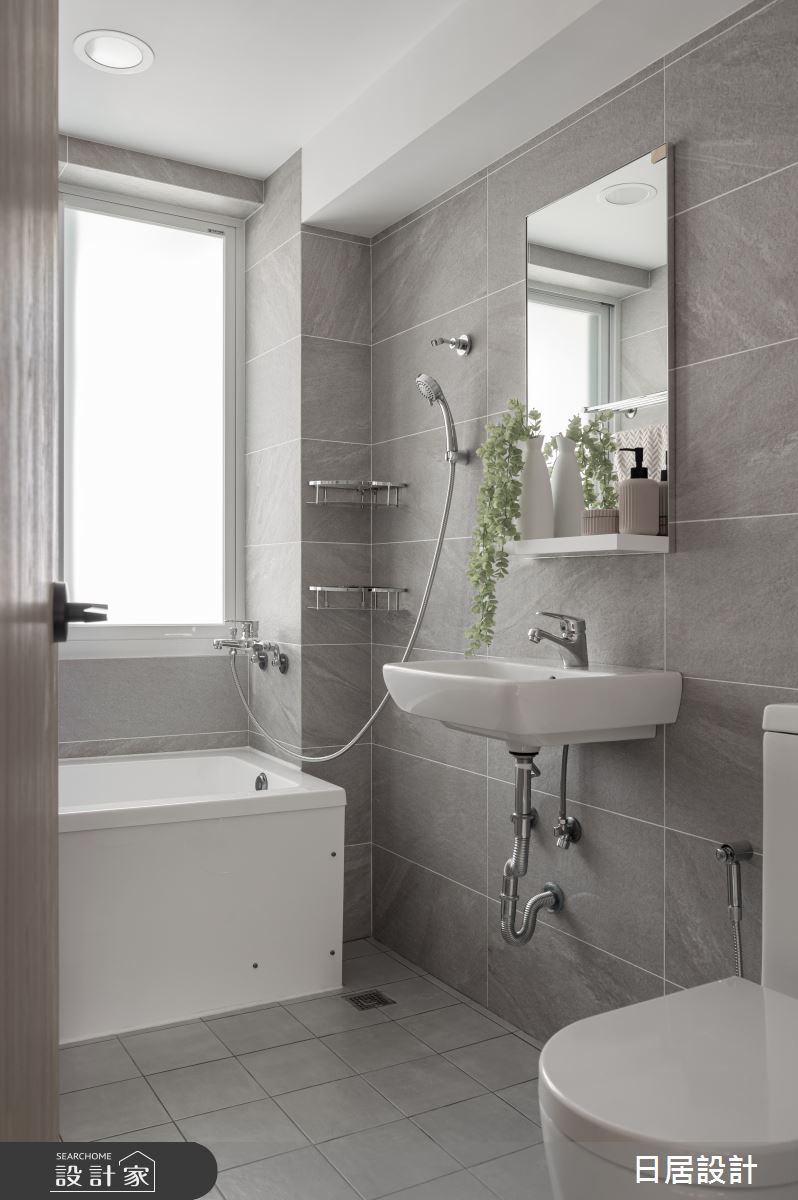 13坪老屋(31~40年)＿混搭風浴室案例圖片＿日居設計＿日居_杲杲出日之21