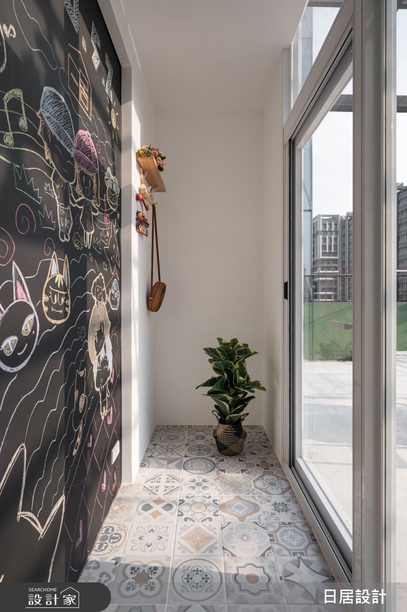 13坪老屋(31~40年)＿混搭風玄關陽台案例圖片＿日居設計＿日居_杲杲出日之27