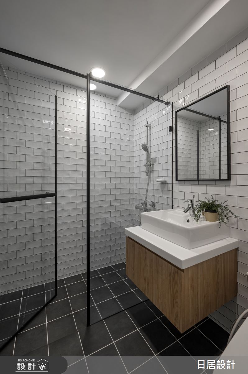 18坪老屋(16~30年)＿混搭風浴室案例圖片＿日居設計＿日居_芥黃小屋之26