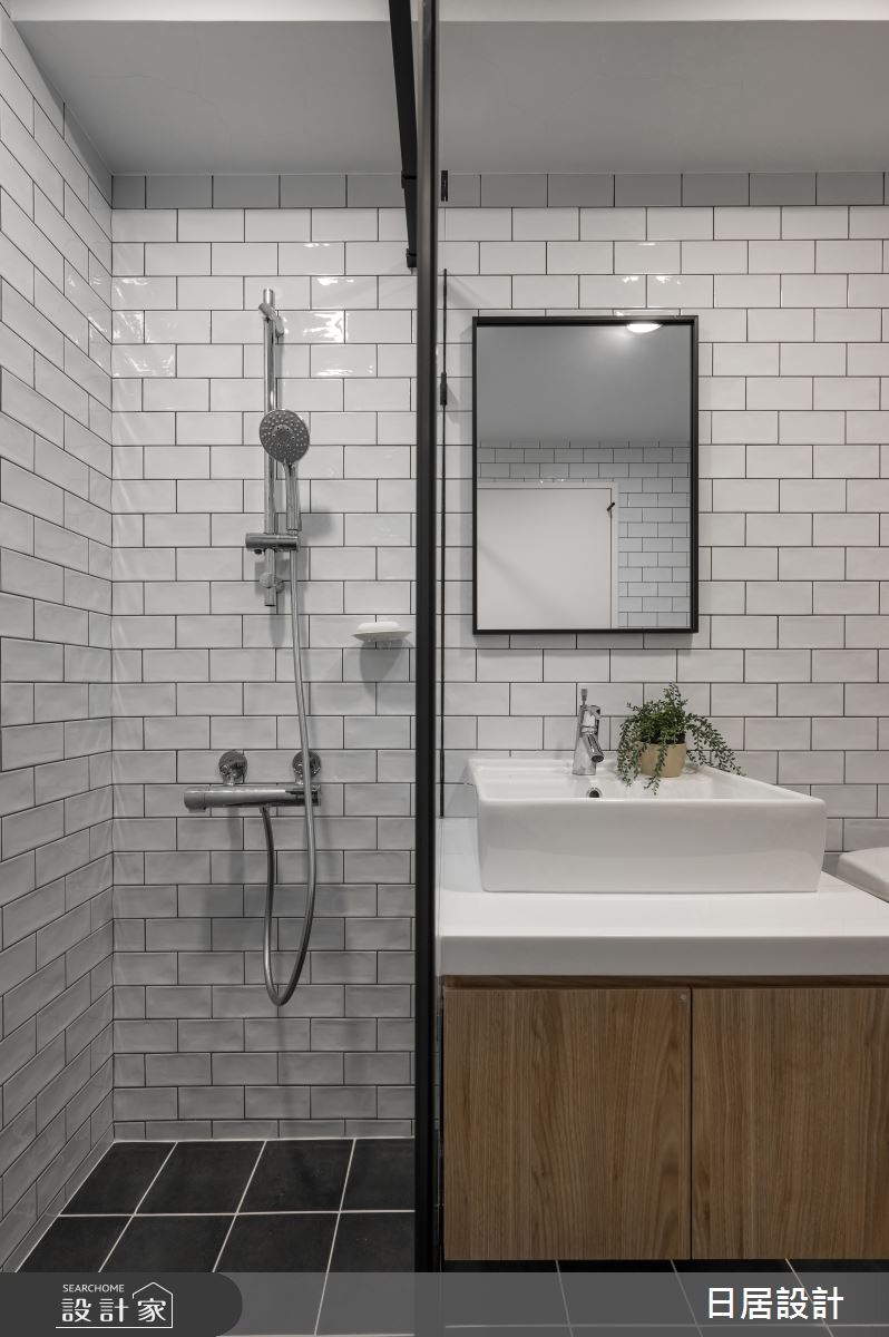 18坪老屋(16~30年)＿混搭風浴室案例圖片＿日居設計＿日居_芥黃小屋之27