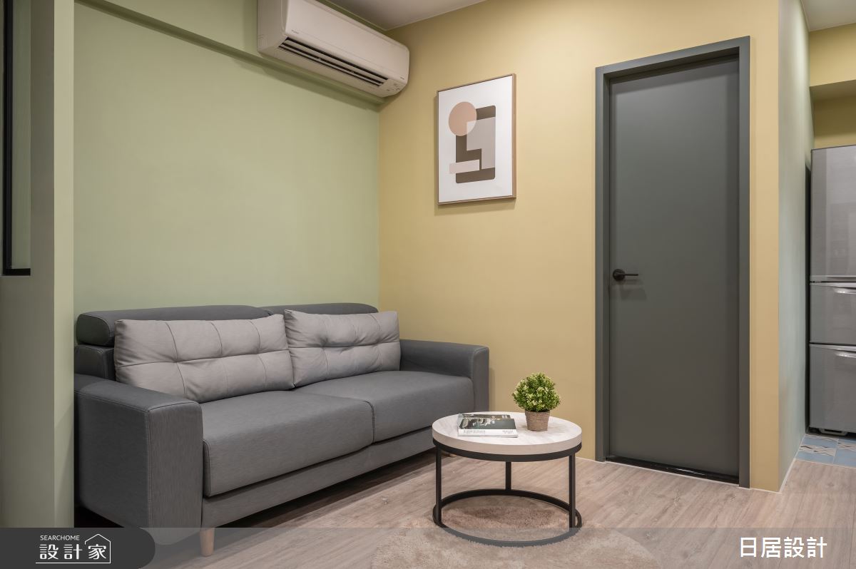 13坪新成屋(5年以下)＿混搭風客廳案例圖片＿日居設計＿日居_盛夏之4