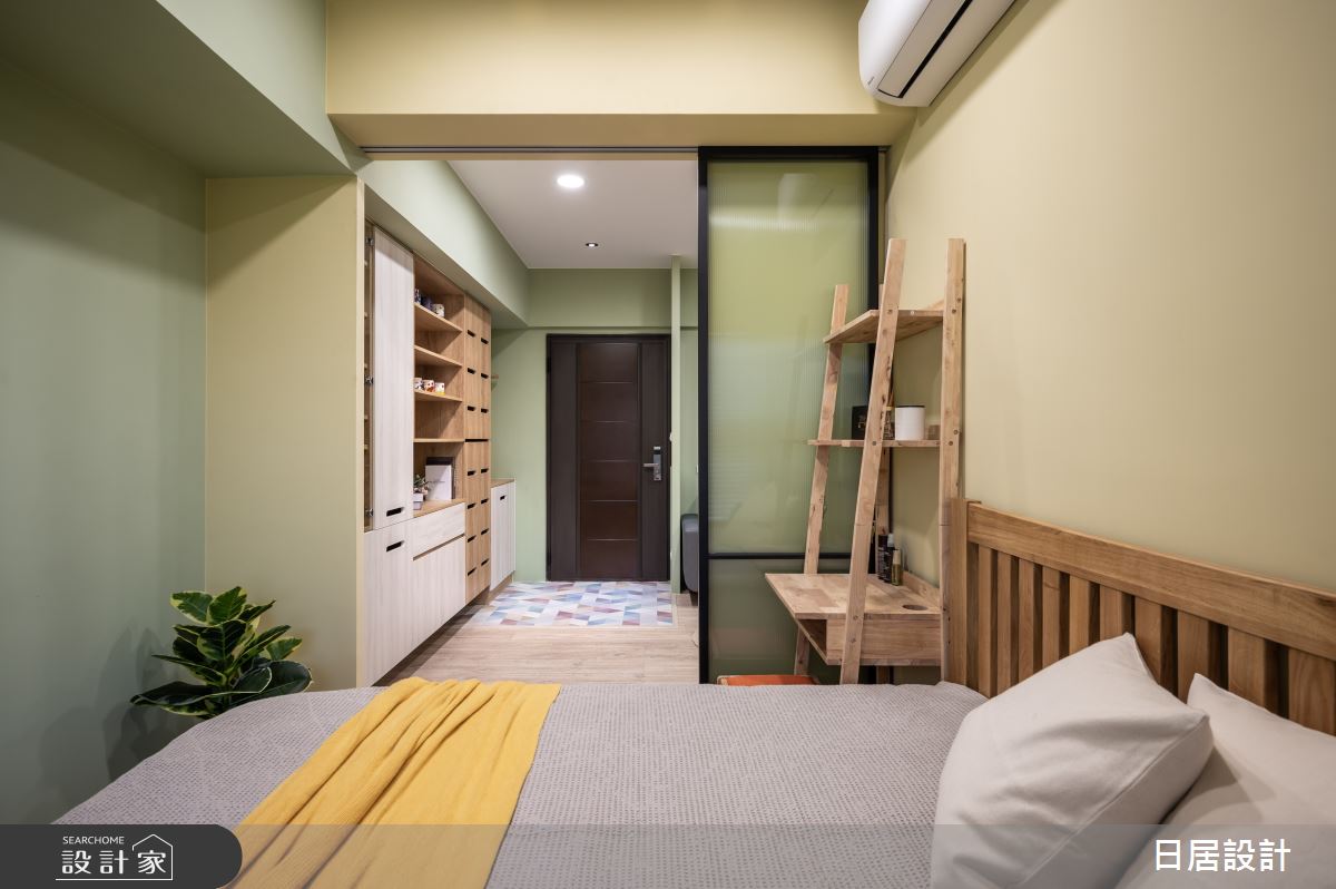 13坪新成屋(5年以下)＿混搭風臥室案例圖片＿日居設計＿日居_盛夏之23