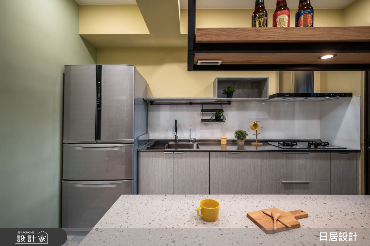 13坪新成屋(5年以下)＿混搭風餐廳廚房吧檯案例圖片＿日居設計＿日居_盛夏之15