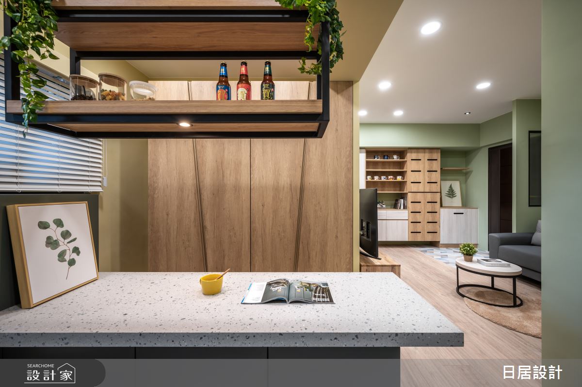 13坪新成屋(5年以下)＿混搭風餐廳廚房吧檯案例圖片＿日居設計＿日居_盛夏之16