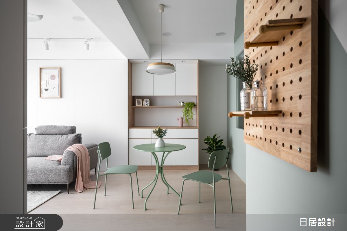 26坪老屋(31~40年)＿混搭風客廳餐廳案例圖片＿日居設計＿日居_恬適之3