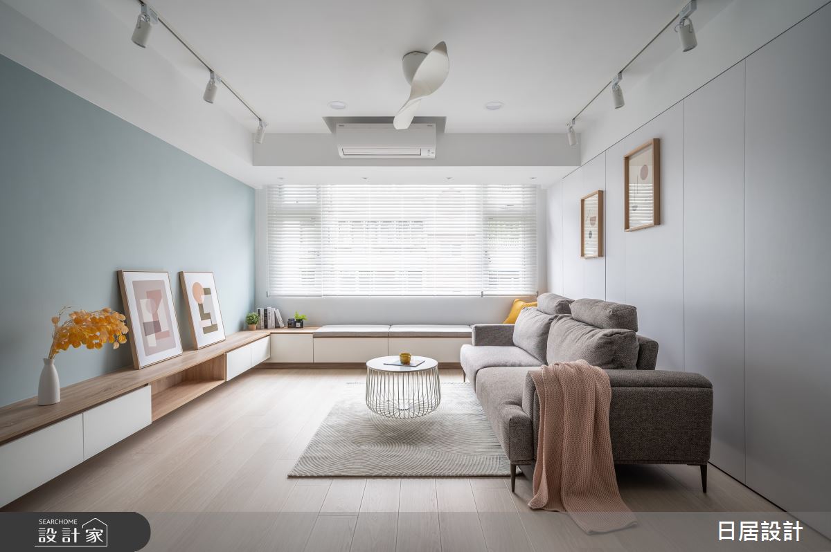 26坪老屋(31~40年)＿混搭風客廳臥榻案例圖片＿日居設計＿日居_恬適之9